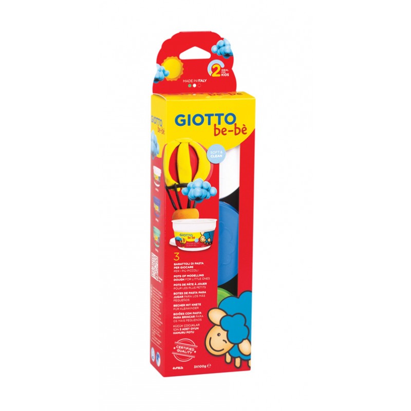 Set Giotto Be-bé 3 Boiões Pasta de Modelar 462503