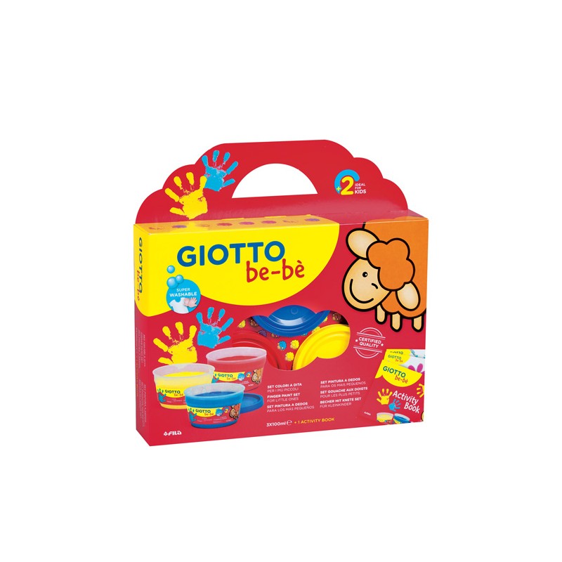 Set Giotto Be-bé Pintura a Dedos + Album 460700 Set Giotto Be-bé Pintura a Dedos + Album 460700