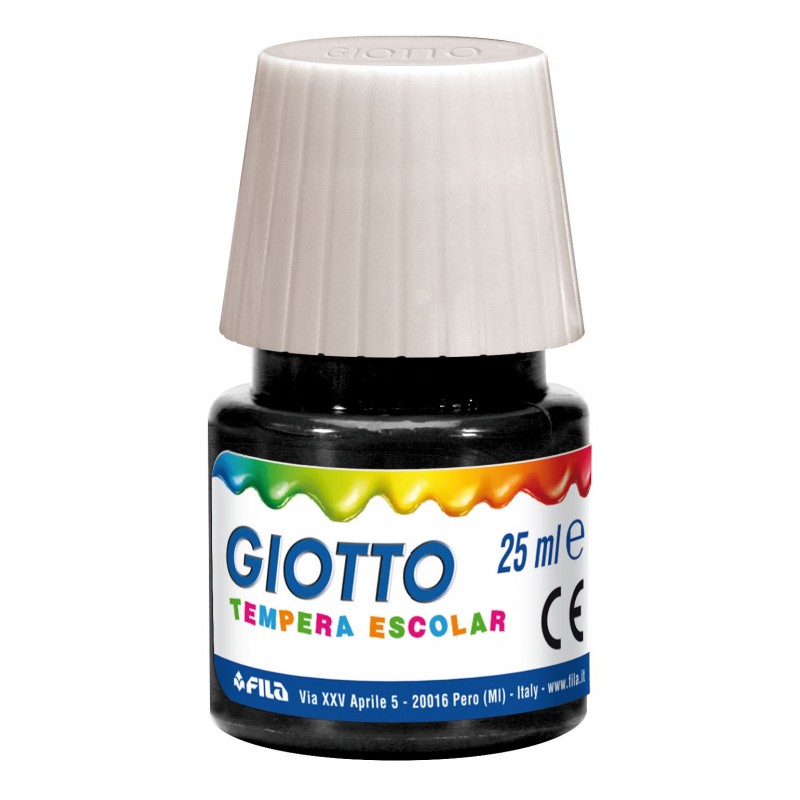 Guache Giotto 25 ml 356924 Preto Guache Giotto 25 ml 356924 Preto