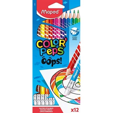 Lápis de Cor Maped Oops 832812 - Caixa 12 unidades