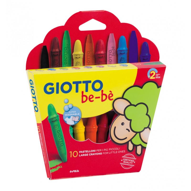 Lápis de Cera Giotto Be-bé 479200 - Caixa 10 unidades