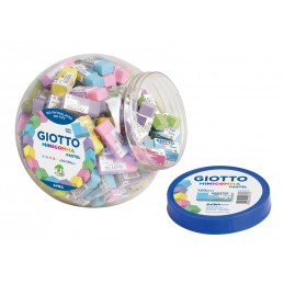 Borracha Pequena Giotto 233900 Pastel - Boião 120 unidades