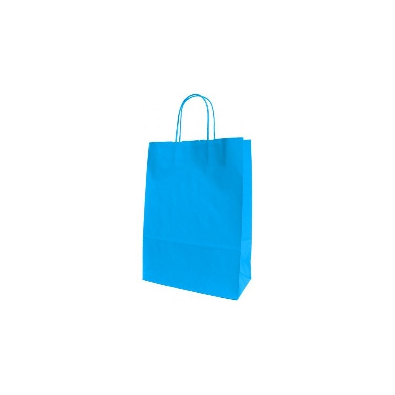 Saco Papel Mini A5 18x8x23cms Azul