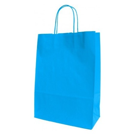 Saco Papel Mini A5 18x8x23cms Azul