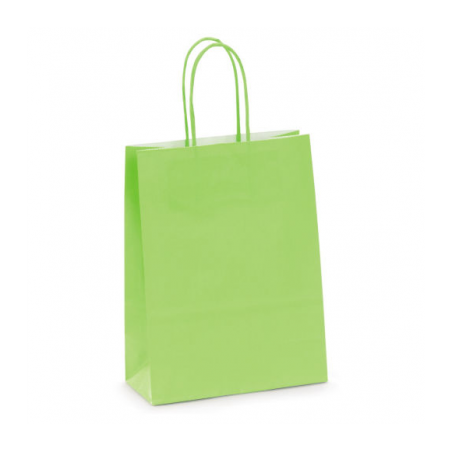 Saco Papel Mini A5 18x8x23cms Verde Claro