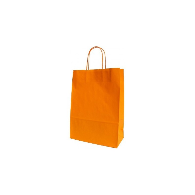 Saco Papel Mini A5 18x8x23cms Laranja