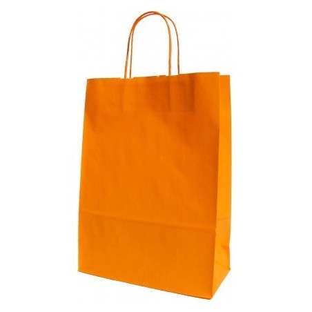 Saco Papel Mini A5 18x8x23cms Laranja