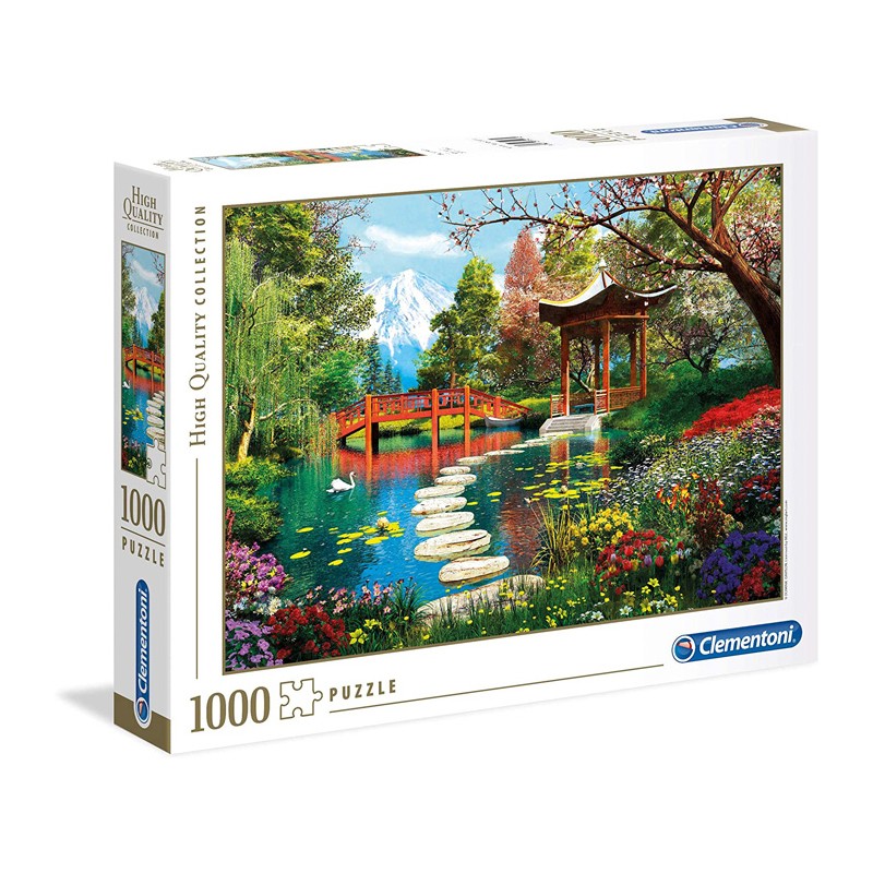Puzzle 1000 Peças Clementoni Jardins de Fuji 39513