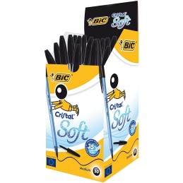 Esferográfica BIC Cristal Soft Preto