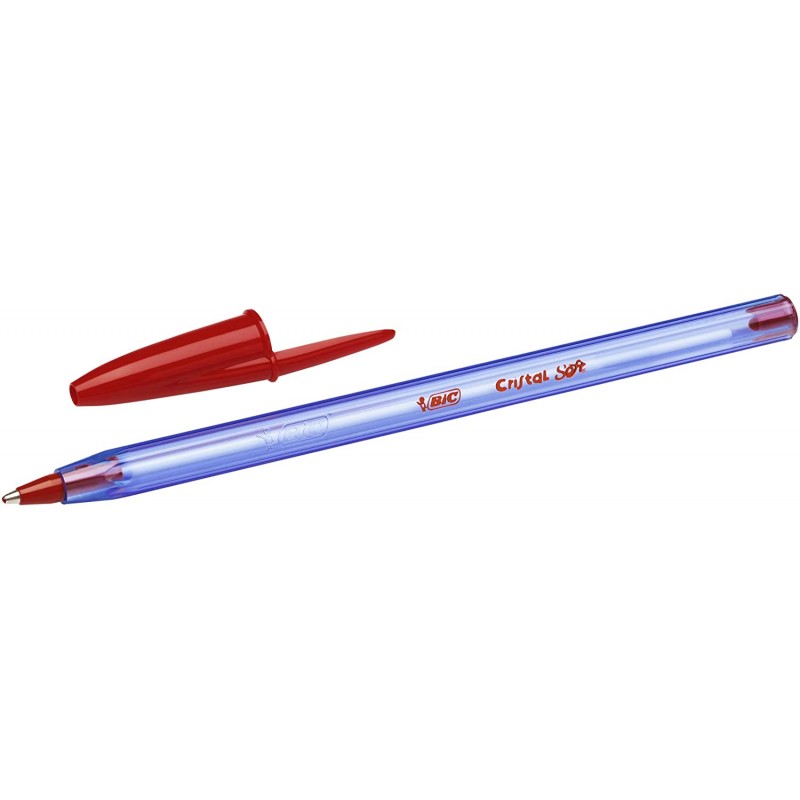 Esferográfica BIC Cristal Soft Vermelho