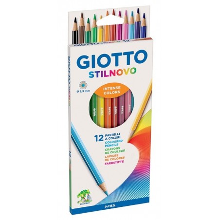 Lápis de Cor Giotto Stilnovo 256500 - Caixa 12 unidades