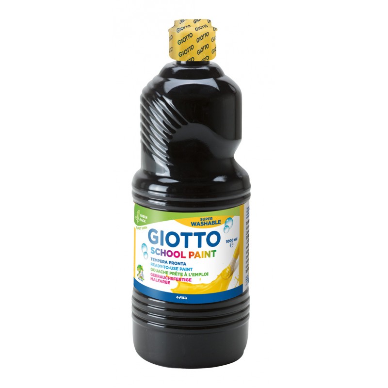 Guache Giotto School Paint 1000 ml 535524 Preto