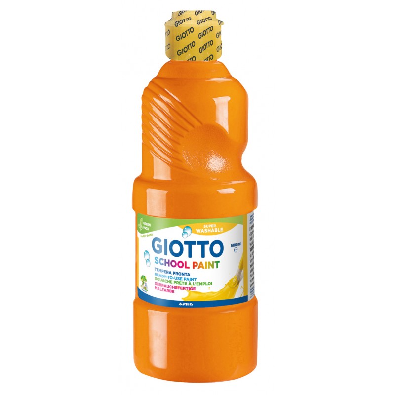 Guache Giotto School Paint 500 ml 535305 Laranja Guache Giotto School Paint 500 ml 535305 Laranja
