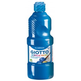 Guache Giotto Acrylic 500 ml 533715 Azul Cyan