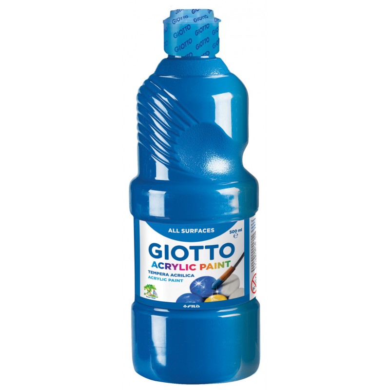 Guache Giotto Acrylic 500 ml 533715 Azul Cyan Guache Giotto Acrylic 500 ml 533715 Azul Cyan