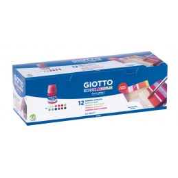 Guache Giotto Decor Acrylic 25 ml 530600 - Caixa 12 frascos 1