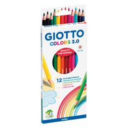 Lápis de Cor Giotto Colors 3.0 276600 - Caixa 12 unidades
