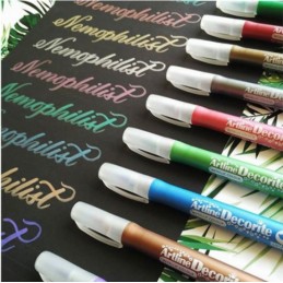 Marcador Artline Decorite Brush Preto