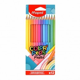 Lápis de Cor Maped Pastel 832069 - Caixa 12 unidades