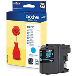 Tinteiro Brother LC121C Azul