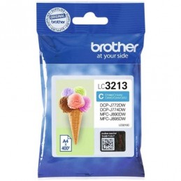 Tinteiro Brother LC3213C Azul